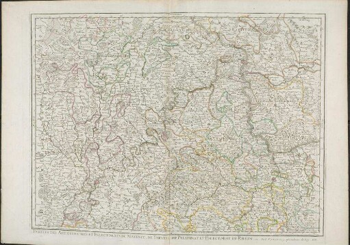 Parties Des Archeveschés Et Eslectorats de Mayence, De Treves; Du Palatinat et Eslectorat Du Rhein &c.