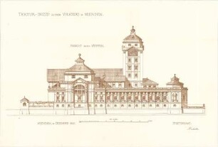 Hocheder, Karl; München; Müller´sches Volksbad - Westseite (Ansicht)