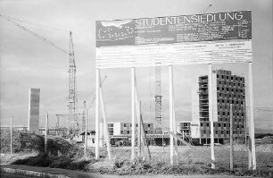 Freiburg i. Br.: Studentensiedlung am Baggersee i. Bau