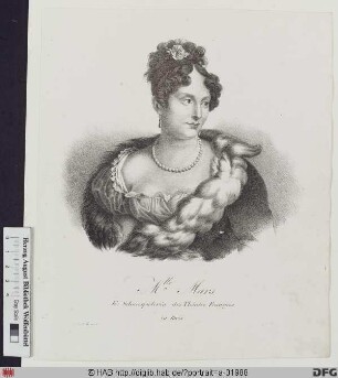 Bildnis Anne-Françoise-Hippolyte Boutet (de Monvel), gen. Mademoiselle Mars