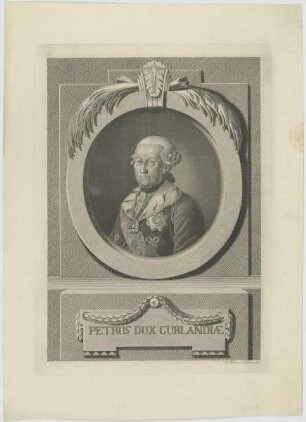Bildnis des Petrus, Dux Curlandiae