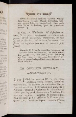 379-386, XII. - XIII. Concilium (§ 543 - 552)