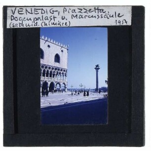 Venedig, Dogenpalast,Venedig, Markusplatz / Piazza S. Marco,Venedig, Säulen auf dem Markusplatz