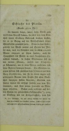 34. Schlacht bei Plataea. (Septbr. 479 v. Chr.)