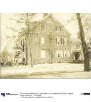 Philadelphia, Germantown, 6430, Germantown Ave, Upsala / Upsala Mansion