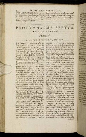 Progymnasma Septuagesimum Sextum. - Progymnasma Centesimum.
