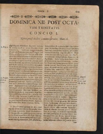 Dominica XII. Post Octavam Trinitatis