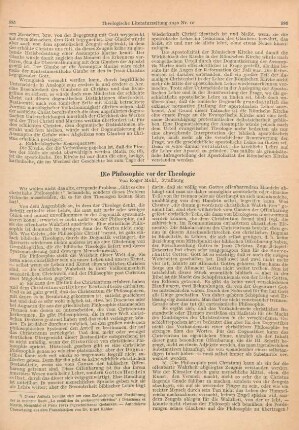 585-590 Die Philosophie vor der Theologie