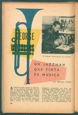 George Wettling - un jazzman que pinta su música