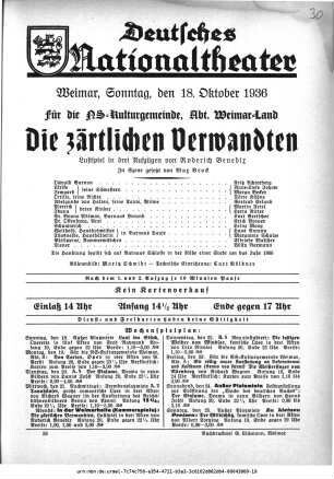Die zärtlichen Verwandten