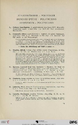Staatsmänner – Politiker (Nr. 83-98)
