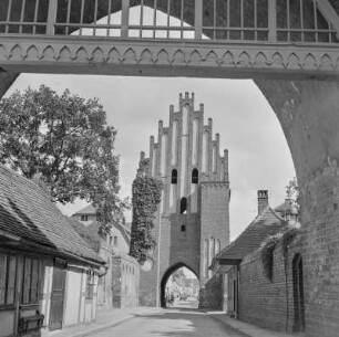 Stargarder Tor in Neubrandenburg, Hauptor stadteinwärts