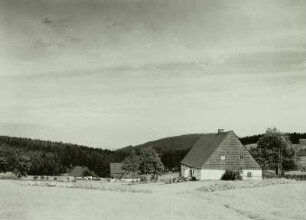 Zinnwald-Georgenfeld, Huthaus "Hoffnung Gottes" gegen Heerwassertal von Südwesten