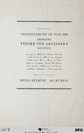 Voranzeige