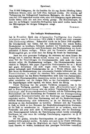 628-629, Die bedingte Strafaussetzung