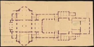 Reussisches Theater, Gera: Grundriss 1:100