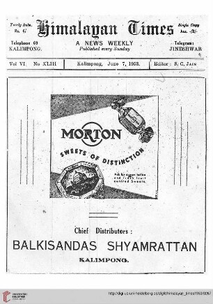 No. XLIII (07 June 1953)