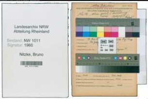 Entnazifizierung Bruno Nitzke , geb. 27.11.1911 ()