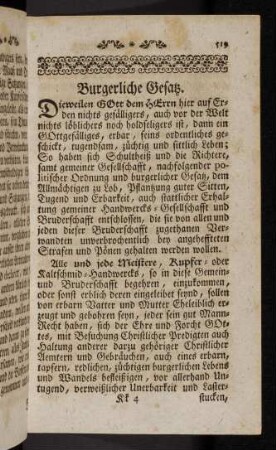 519-529, Burgerliche Gesatz. - Zu welcher Zeit im Jahr...