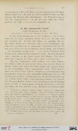 38. Ein salomonisches Urteil (Gesta Romanorum nr. 196)