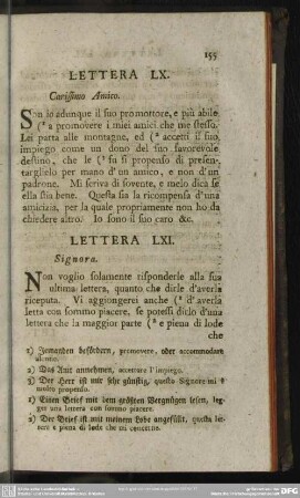 Lettera LX. Carissimo Amico