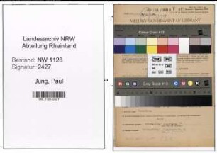 Entnazifizierung Paul Jung , geb. 13.12.1899 (Polizist)