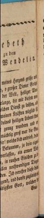 Gebeth zu dem heil. Wendelin