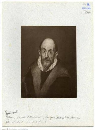 Portrait eines älteren Mannes (Selbstportrait?)