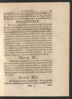 Decis. XL.