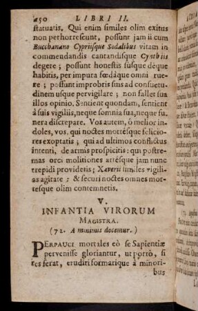 250-266, V. Infantia Virorum Magistra