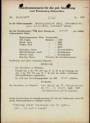 Schlegelmilch, Emil