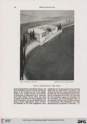 Ein Landhaus am See