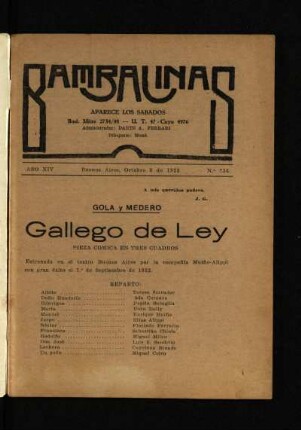 Gallego de ley : pieza cómica en tres cuadros