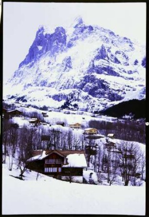 Grindelwald: Ferienhäuser am Fuße des Wetterhorns