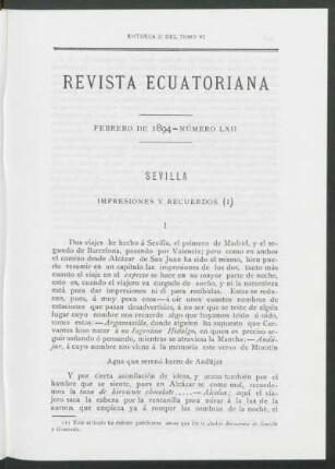 Febrero de 1894 - Número LXII