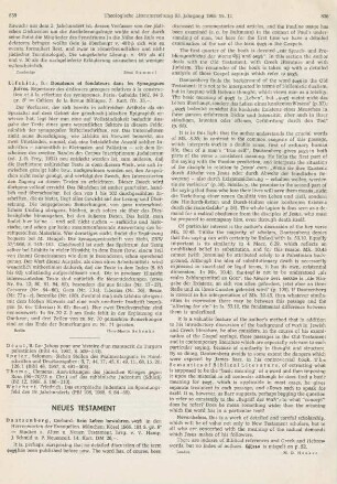 835-836 [Rezension] Dautzenberg, Gerhard, Sein Leben bewahren