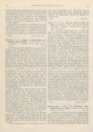 136-138 [Rezension] Messerschmidt, Johs., Katechetische Unterredungen über den 2. Artikel