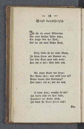 Seyd barmherzig.