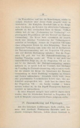IV. Zusammenfassung und Folgerungen