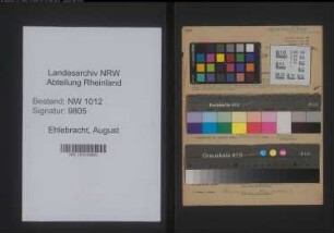 Entnazifizierung August Ehlebracht , geb. 14.12.1905 (Werkmeister)