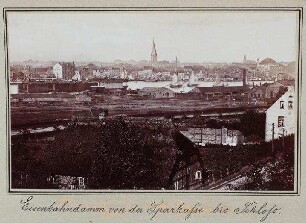 Kiel - Ansicht, Eisenbahndamm