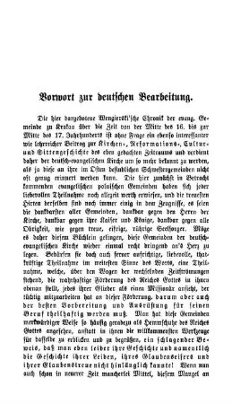 Vorwort zur deutschen Bearbeitung.