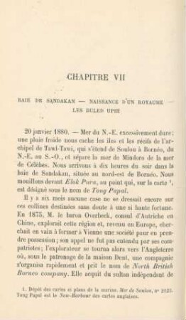 Chapitre VII. Baie de Sandakan - Naissance d'un royaume - Les Buled Upih