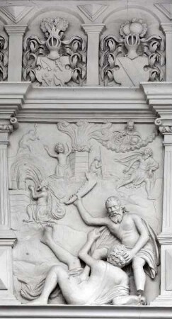 Stuckreliefs mit biblischen Szenen — Relief