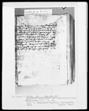 Diurnale aestivale mit Brevierteilen —