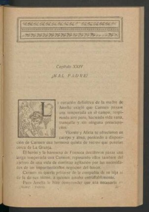 Capítulo XXIV - ¡Mal padre!