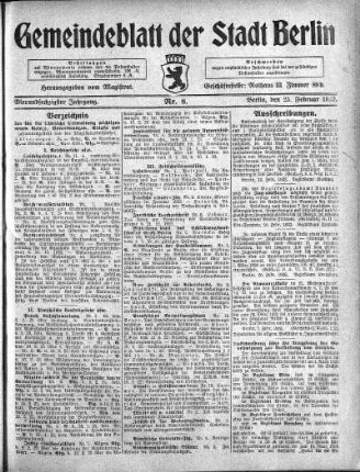 1923,8: Nr. 8, 25. Februar 1923
