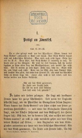 Brosamen : noch ein Jahrgang Evangelien-Predigten nebst einigen Gelegenheitsreden