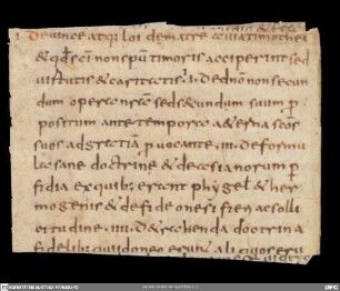 Brief an Timotheus (Fragment)