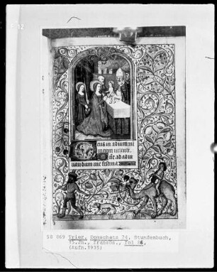 Stundenbuch: Die Darbringung im Tempel